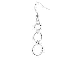 Sterling Silver 1mm X 10mm Outside Diameter Pack of 10 Diamond Cut Open Decorative Jump Ring