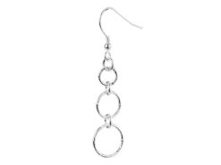 Sterling Silver 1mm X 12mm Outside Diameter Pack of 10 Diamond Cut Open Decorative Jump Ring