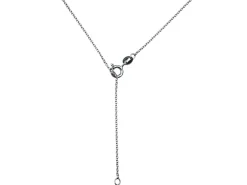 Sterling Silver 1.2m Round Trace Chain With Extender 16-18"/40-45cm Unhallmarked 100% Recycled Silver