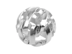 Sterling Silver Net 7mm Beads Pack of 10