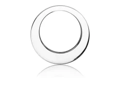 Sterling Silver Offset Washer 26mm