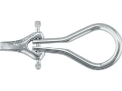 Sterling Silver Omega Ear Clip With Pointed Base