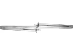 Sterling Silver Open Bangle With 4mm Cups And Pegs 7"/17.5cm