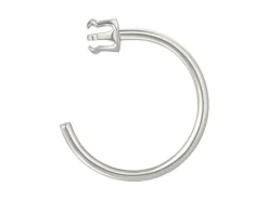 Sterling Silver Open Hoop Setting 10mm