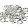 Sterling Silver Open Jump Ring Heavy 5mm Pack of 50 100% Recycled Silver
