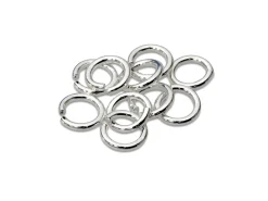 Sterling Silver Open Jump Ring Heavy 6mm Pack of 10 100% Recycled Silver
