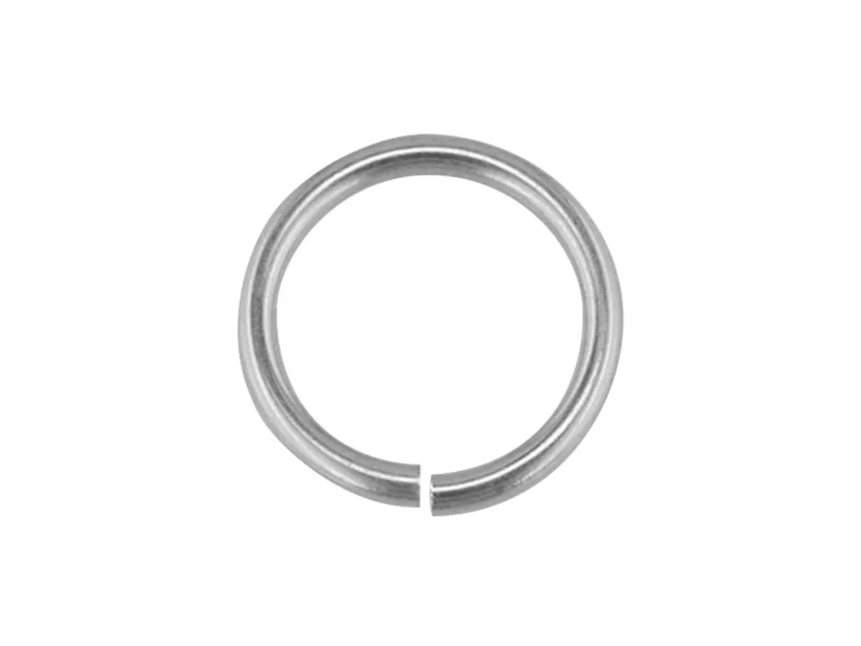 Sterling Silver Open Jump Ring Light 5mm 100% Recycled Silver