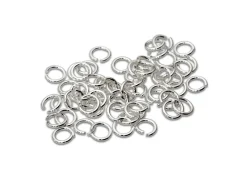 Sterling Silver Open Jump Ring Light 3mm Pack of 50