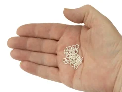 Sterling Silver Open Jump Ring Heavy 6mm Pack of 25 100% Recycled Silver