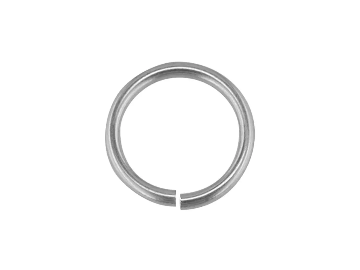 Sterling Silver Open Jump Ring Light 4mm 100% Recycled Silver