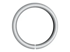 Sterling Silver Open Jump Ring Light 4mm 100% Recycled Silver