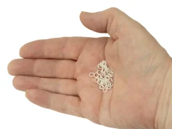 Sterling Silver Open Jump Ring Heavy 5mm Pack of 25 100% Recycled Silver