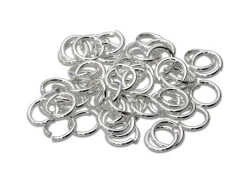 Sterling Silver Open Jump Ring Light 5mm Pack of 50