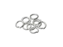 Sterling Silver Open Jump Ring Light 5mm Pack of 10