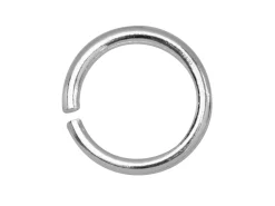 Sterling Silver Open Jump Ring Light 6mm Pack of 10