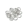 Sterling Silver Open Jump Ring Light 4mm Pack of 25