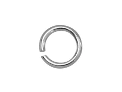 Sterling Silver Open Jump Ring Light 4mm Pack of 10