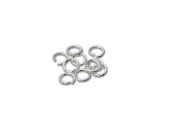 Sterling Silver Open Jump Ring Light 3mm Pack of 10