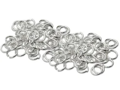 Sterling Silver Open Jump Ring Heavy 5mm Pack of 100