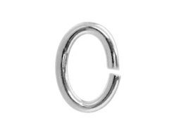 Sterling Silver Open Jump Ring Oval 3.5mm Pack of 20