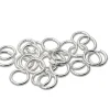 Sterling Silver Open Jump Ring Light 6mm Pack of 25
