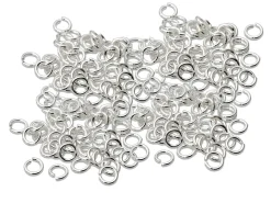 Sterling Silver Open Jump Ring Heavy 4mm Pack of 200