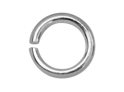 Sterling Silver Open Jump Ring Heavy 6mm Pack of 100