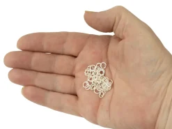 Sterling Silver Open Jump Ring Heavy 6mm Pack of 100