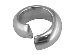 Sterling Silver Open Jump Ring 7mm Made From D Shape Wire