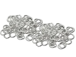Sterling Silver Open Jump Ring Light 5mm Pack of 100