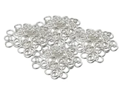 Sterling Silver Open Jump Ring Heavy 6mm Pack of 200