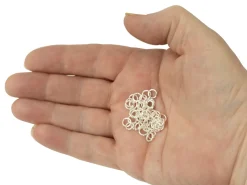 Sterling Silver Open Jump Ring Heavy 6mm Pack of 200