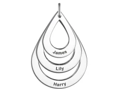 Sterling Silver Open Teardrop 25x35mm Stamping Blank
