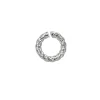 Sterling Silver Open Twisted Wire Jump Ring 5mm100% Recycled Silver
