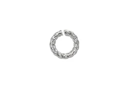 Sterling Silver Open Twisted Wire Jump Ring 5mm100% Recycled Silver