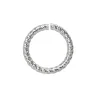 Sterling Silver Open Twisted Wire Jump Ring 8mm100% Recycled Silver