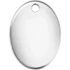 Sterling Silver Oval Hallmark Quality Tags 7x5mm Pack of 10