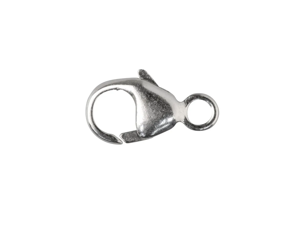 Sterling Silver Oval Lobster Trigger Clasp Catch 9mm