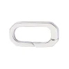 Sterling Silver Oval Spring Gate Clasp 6x12mm