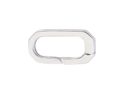 Sterling Silver Oval Spring Gate Clasp 6x12mm