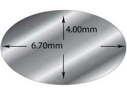 Sterling Silver Oval Wire 6.7mm X 4.0mm Fully Annealed, 100% Recycled Silver