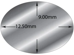 Sterling Silver Oval Wire 12.5mm X 9.0mm Fully Annealed, 100% Recycled Silver