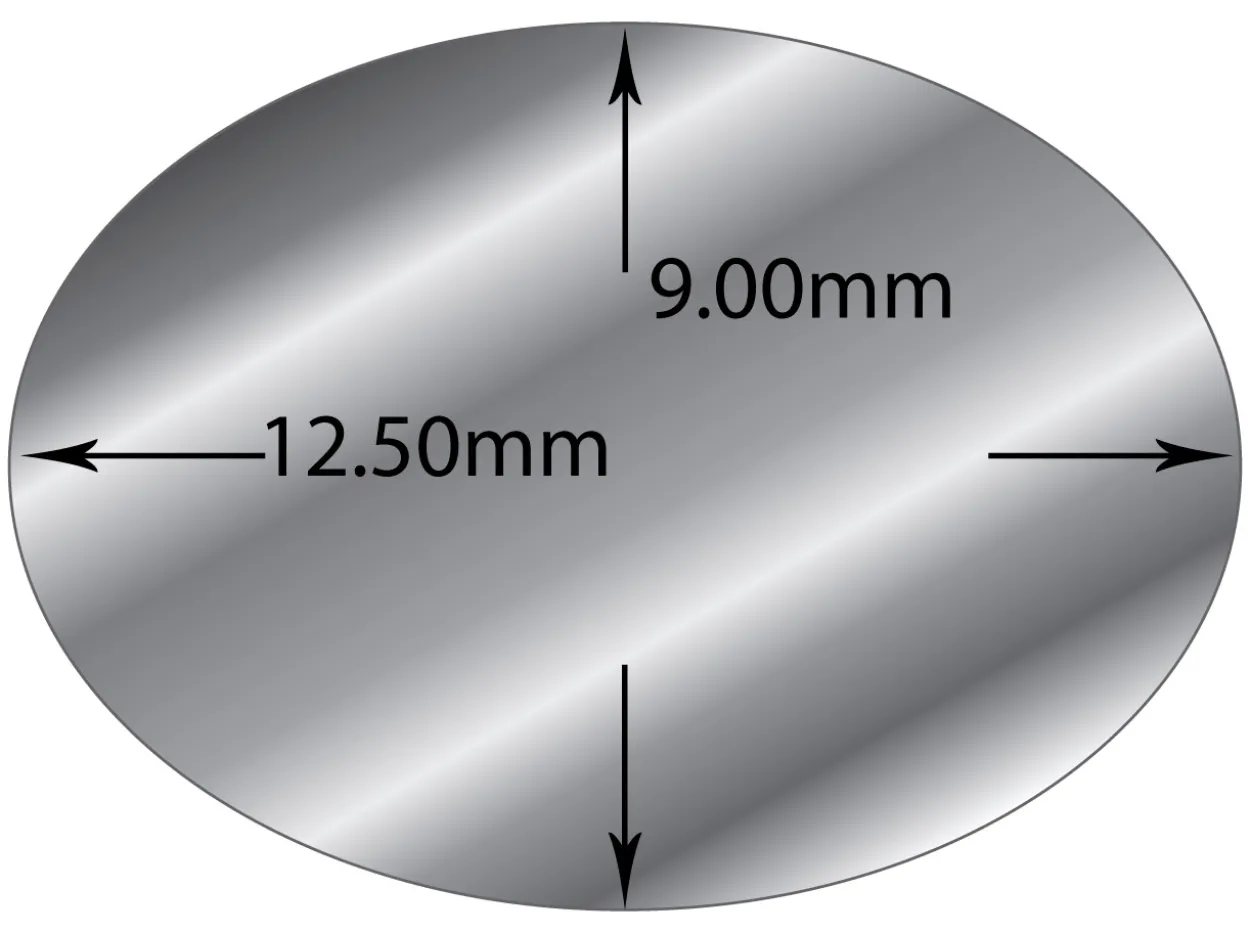 Sterling Silver Oval Wire 12.5mm X 9.0mm Fully Annealed, 100% Recycled Silver