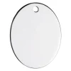 Sterling Silver Oval 25x20mm Stamping Blank