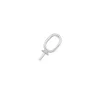 Sterling Silver Pendant Cup 2mm With Oval Ring