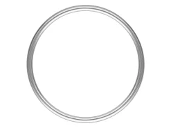 Sterling Silver Plain Ring 1mm Size N1/2
