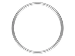 Sterling Silver Plain Ring 1mm Size J1/2