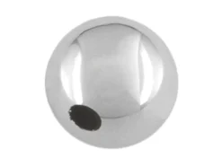 Sterling Silver Plain Round 2 Hole Bead 7mm