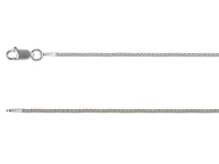 Sterling Silver Plated 1.5mm Box Chain 18"/45cm Unhallmarked