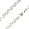 Sterling Silver Plated 4.9mm Diamond Cut Tight Curb Chain 18"/45cm Unhallmarked